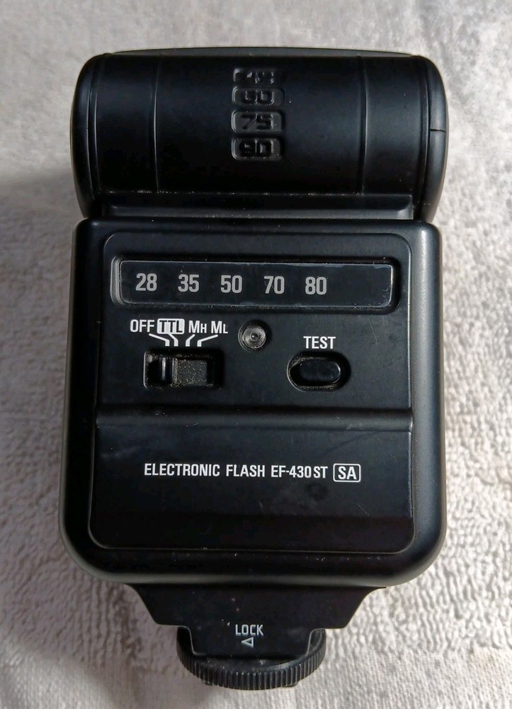 Vintage Camera Flash Electronic SIGMA EF-430 ST (See Description)