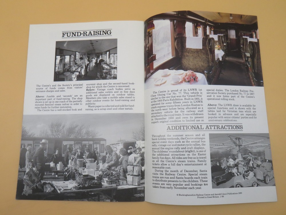 Buckinghamshire Railway Centre Magazine 1989