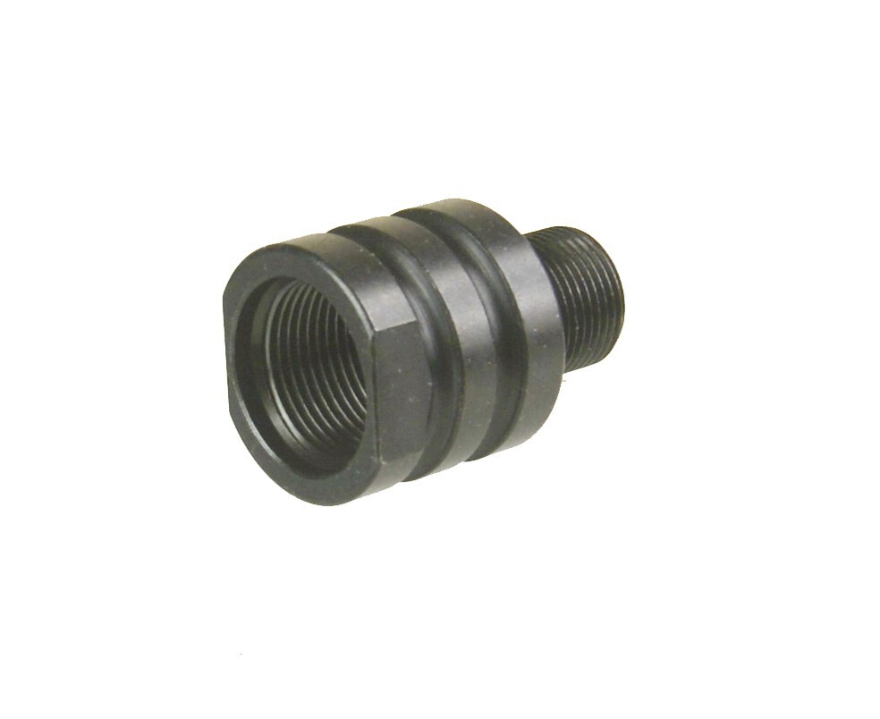 Al 1/2x36 Female Thread To 1/2x28 Male Thread Muzzle Adapter+Thread Protector