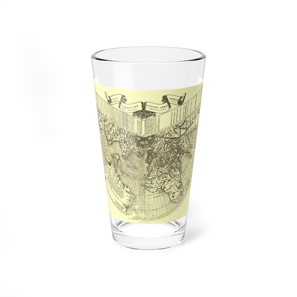 World Map - Ruysch (1508) (Map) Pint Glass 16oz