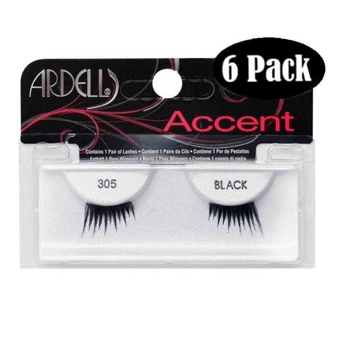 Ardell Professional - Accent Lashes 305 Black - 6 Pack
