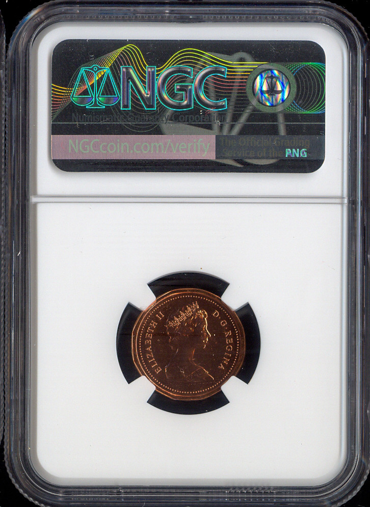 1982 Canada Small Cent NGC MS67 RD MAC - Quality