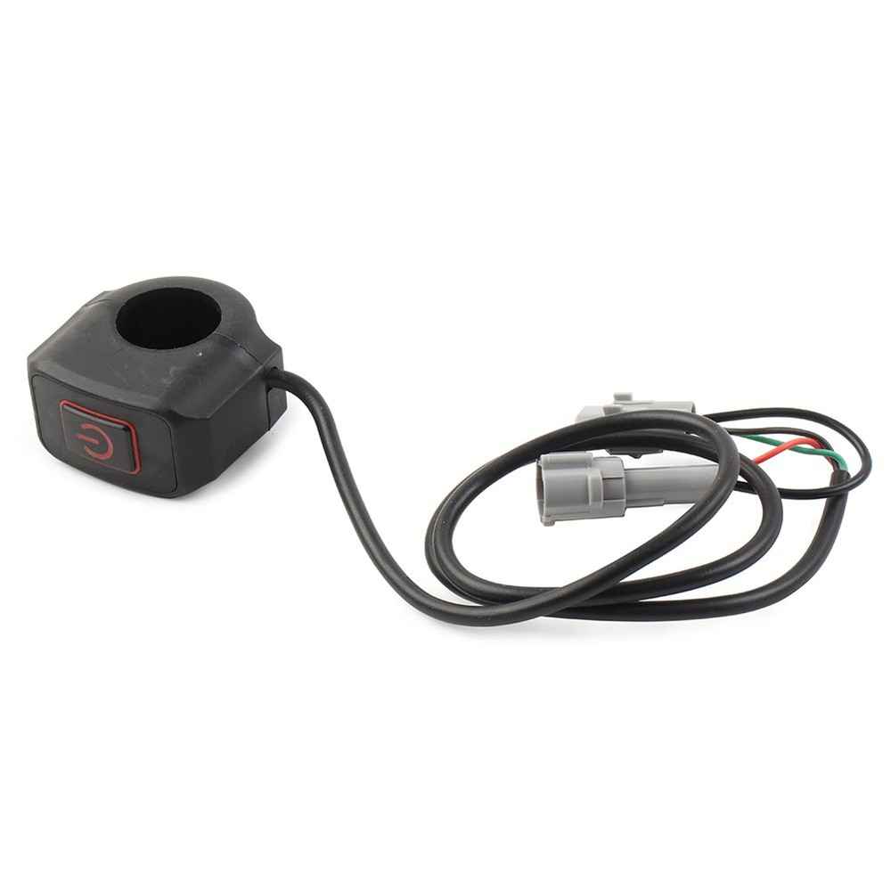 Plug-Play Headlight On/Off Switch Knob Switch Round Plug for Sur Ron
