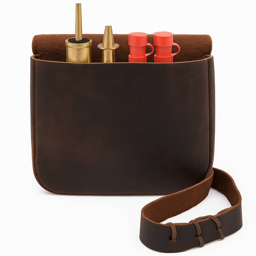 Muzzle-Loaders™ Leather Possibles Bag - Leather Muzzleloaders Shooting Bag -