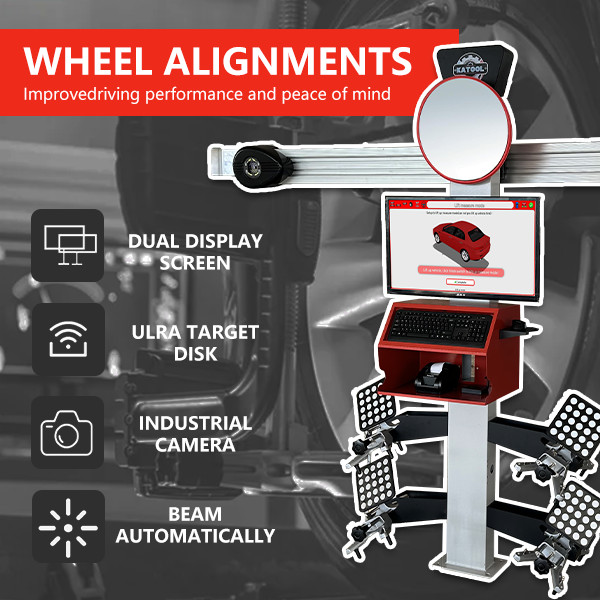 KATOOL 3D Wheel Alignment Machine Wheel Aligner 3D Tire Wheel Aligning Machine