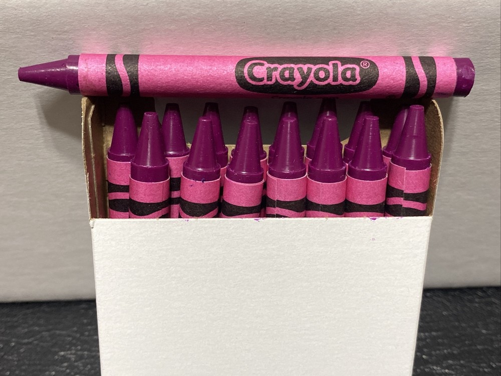 (16) Crayola Crayons (fuchsia) BULK