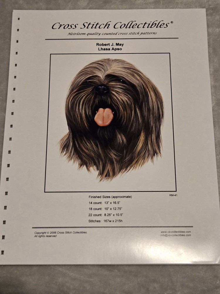 Cross Stitch Collectibles Pattern Lhasa Apso