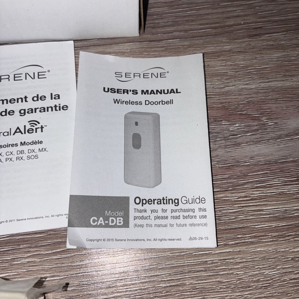 Serene Innovations CentralAlert CA-DB Doorbell Button