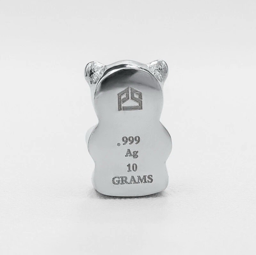 10 Gram .999 Fine Silver Gummy Bear