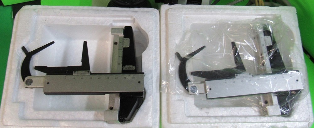 Wolfe No. 850157 Microscope w/2 extra specimen stages