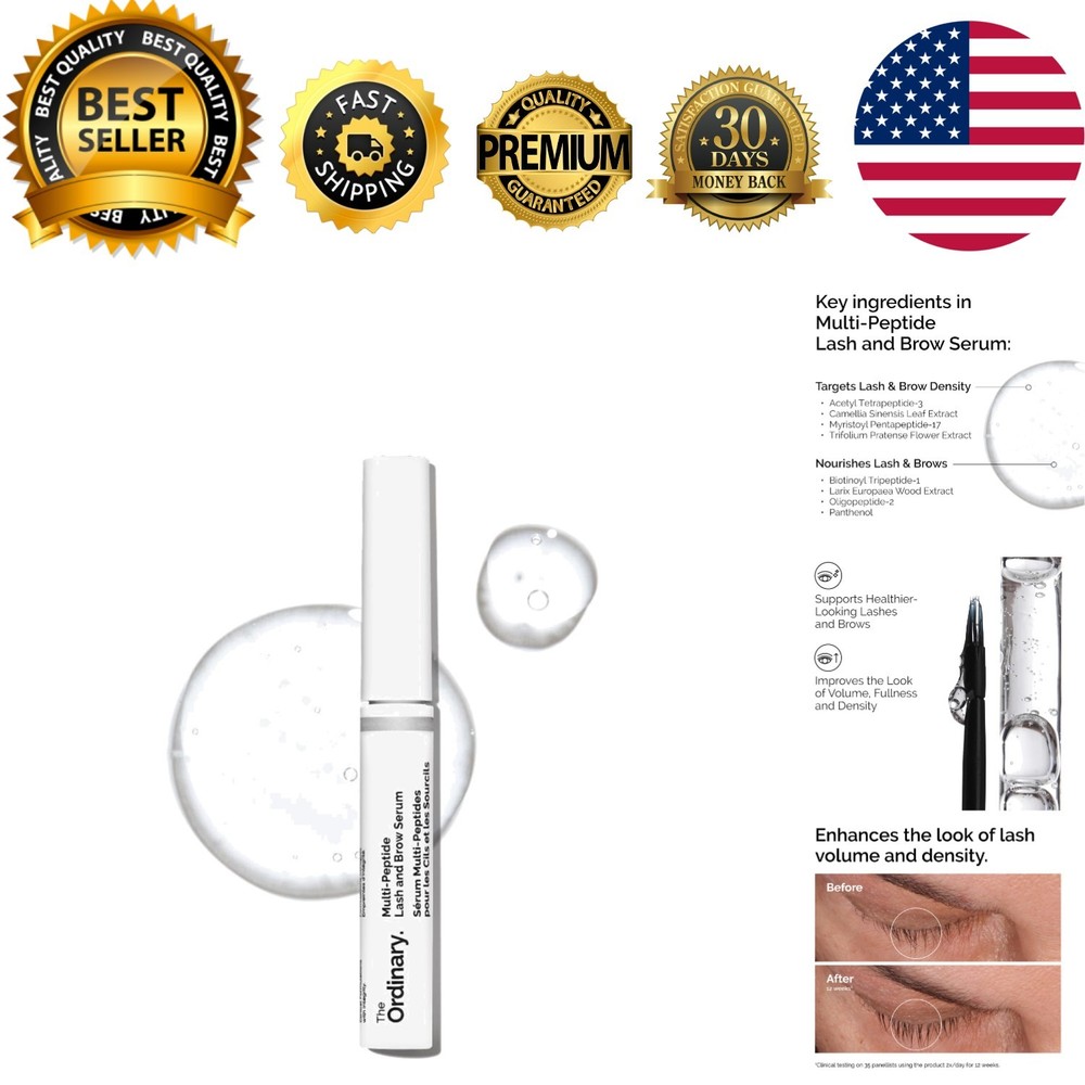 The Ordinary Multi-Peptide Lash & Brow Serum - Fuller Lashes & Brows in 4 Weeks
