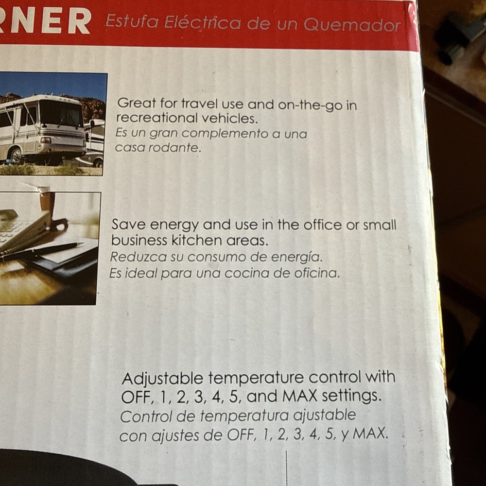 Elite cuisine Electric Burner NEW IN BOX