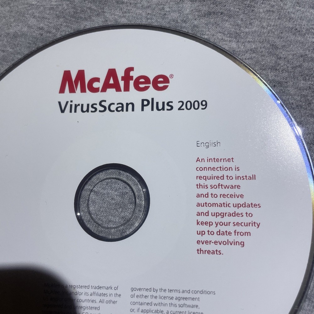 McAfee VirusScan 2009