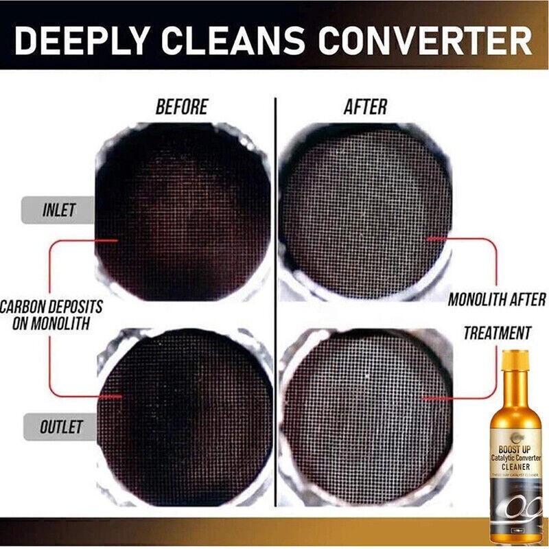 Boost Up Vehicle Engine Catalytic Converter Cleaner Multipurpose Deep Cleaning