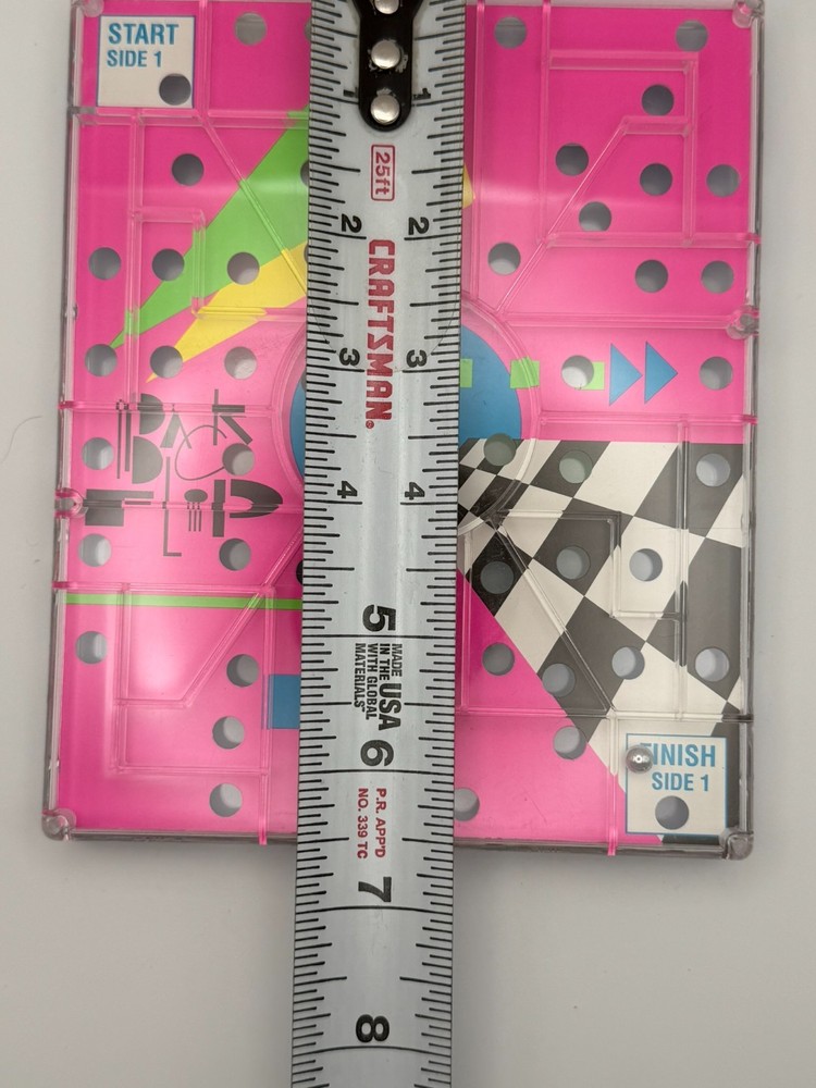 Binary Arts Peg Puzzle Game Double Sided Vintage Brain Teaser