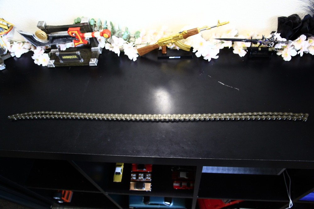 Extra Long bicycle chain from Micargi Stretch - Slight Cut down