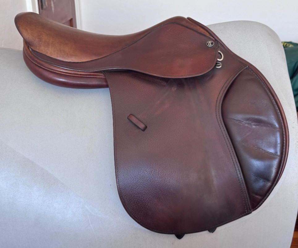 17.5" Tad Coffin A5G Performance Saddle - Grain / Calf - Gorgeous!