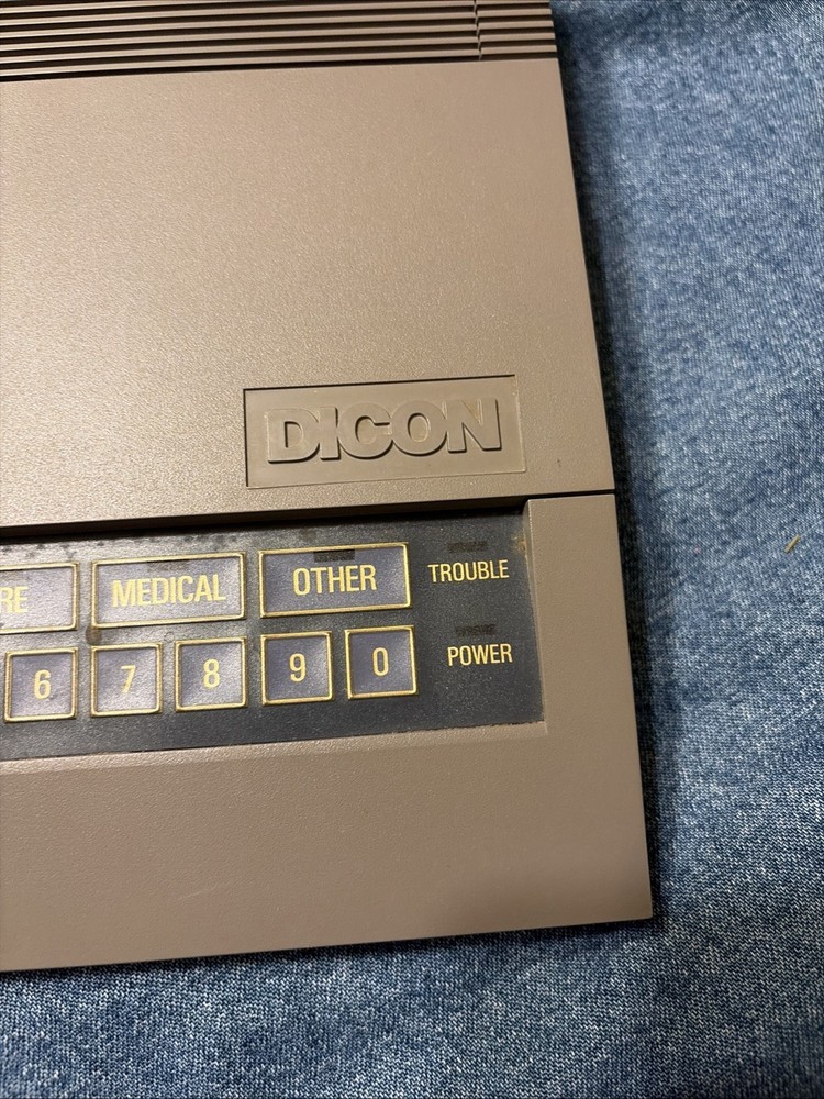 Vintage DICON 9000 security system main unit only vg