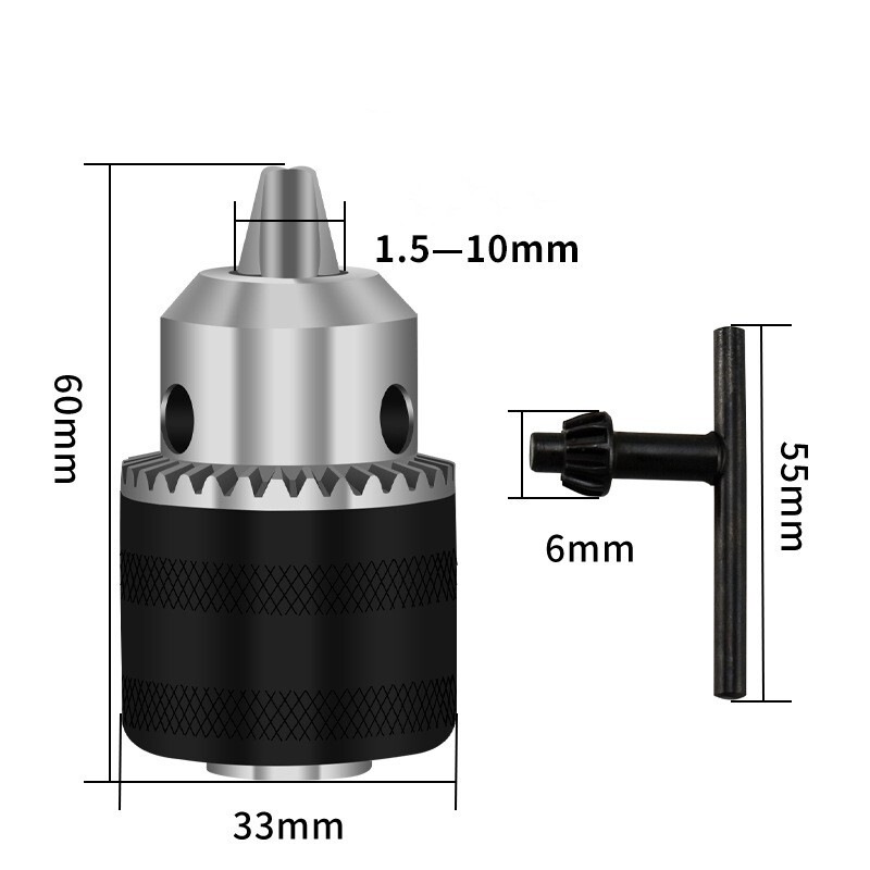 10mm Angle Grinder Electric Drill Conversion Collet M10 Chuck Head Adapter
