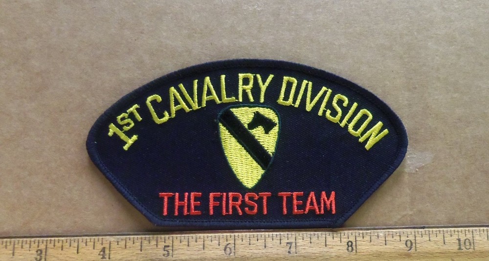 US Army - 1st Cavalry Division – The First Team Embroidered Patch