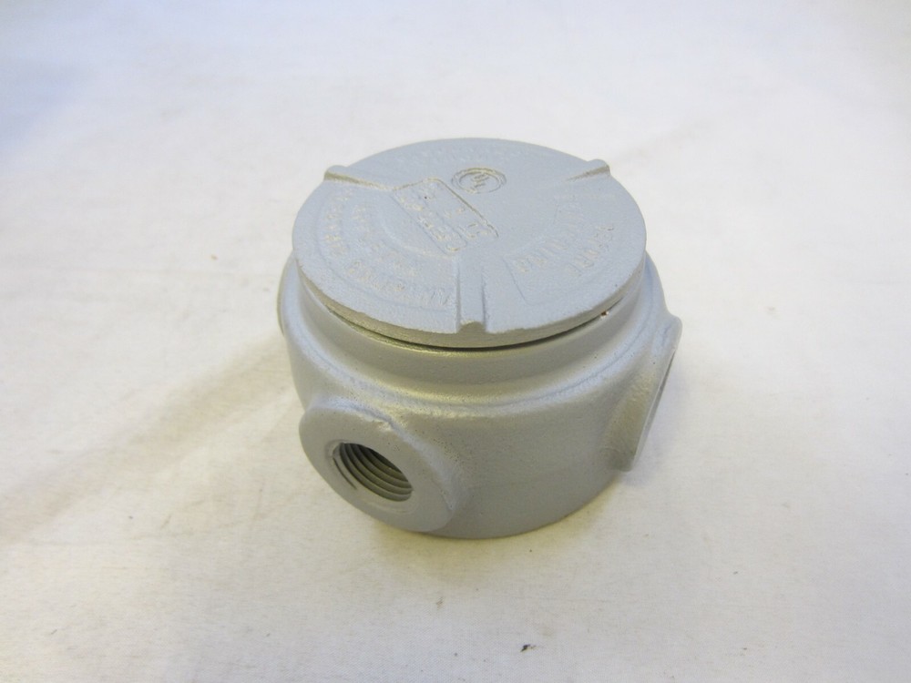 APPLETON GRJS50 1/2" EXPLOSION PROOF MALL IRON CONDUIT OUTLET BOX