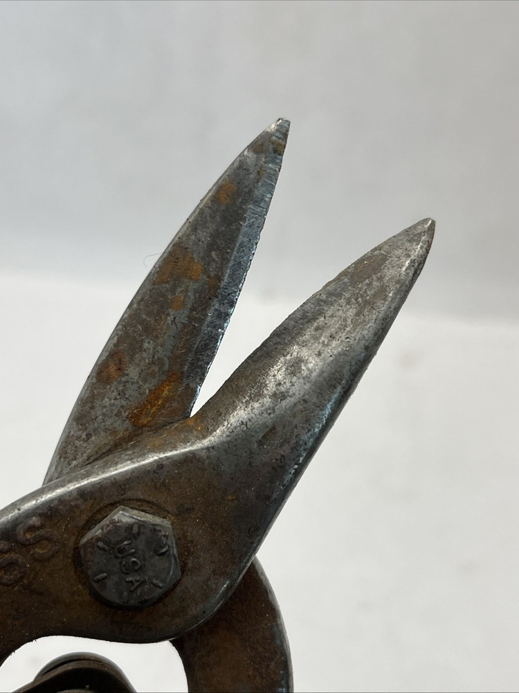 Wiss Pipe And Duct Cutter Tin Snips M2 Green Handle