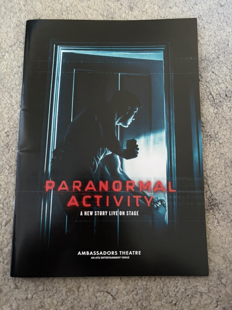 paranormal activity ambassadors Theatre programme 2025-26
