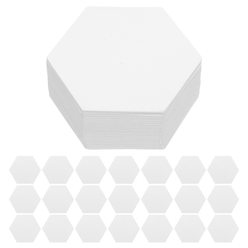 500 Pcs Hexagon Patchwork Templates for DIY Sewing and Quilting Projects