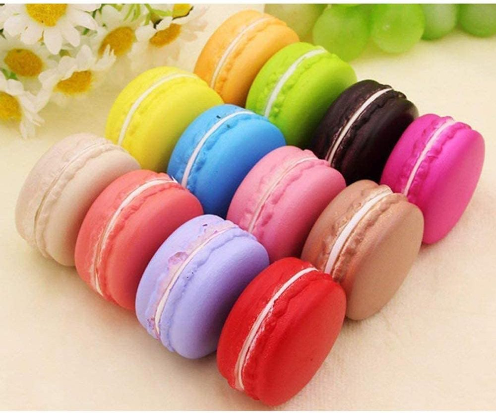 12 Pcs Artificial Simulation Macaron Cake, Realistic Artificial French Dessert F