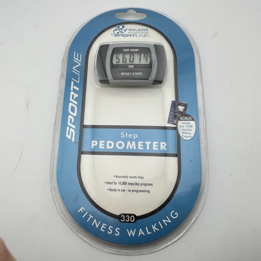 Step Pedometer 330 Sealed Package 2007 Sportline Activity Walking FitnessTracker