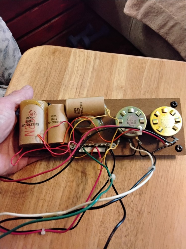 JBL OEM SPEAKER CROSSOVER DECADE 36 TESTED W/ wire leads, clips and control knob