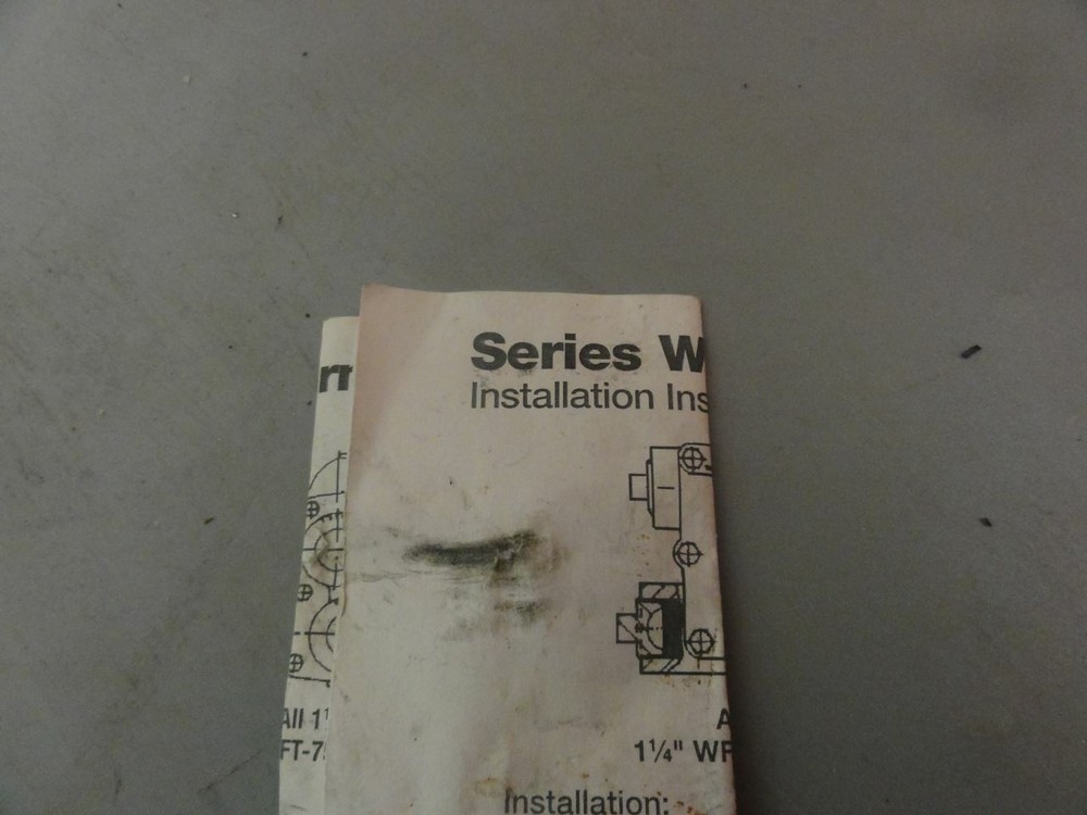 Watts Regulator WFT 3/4" New (Open Box)