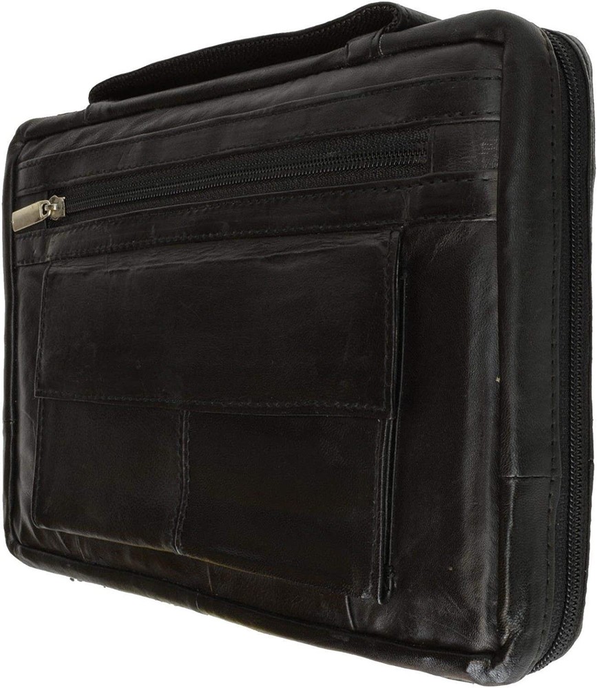 Genuine Leather Large Book Covers Bible Covers with Handle