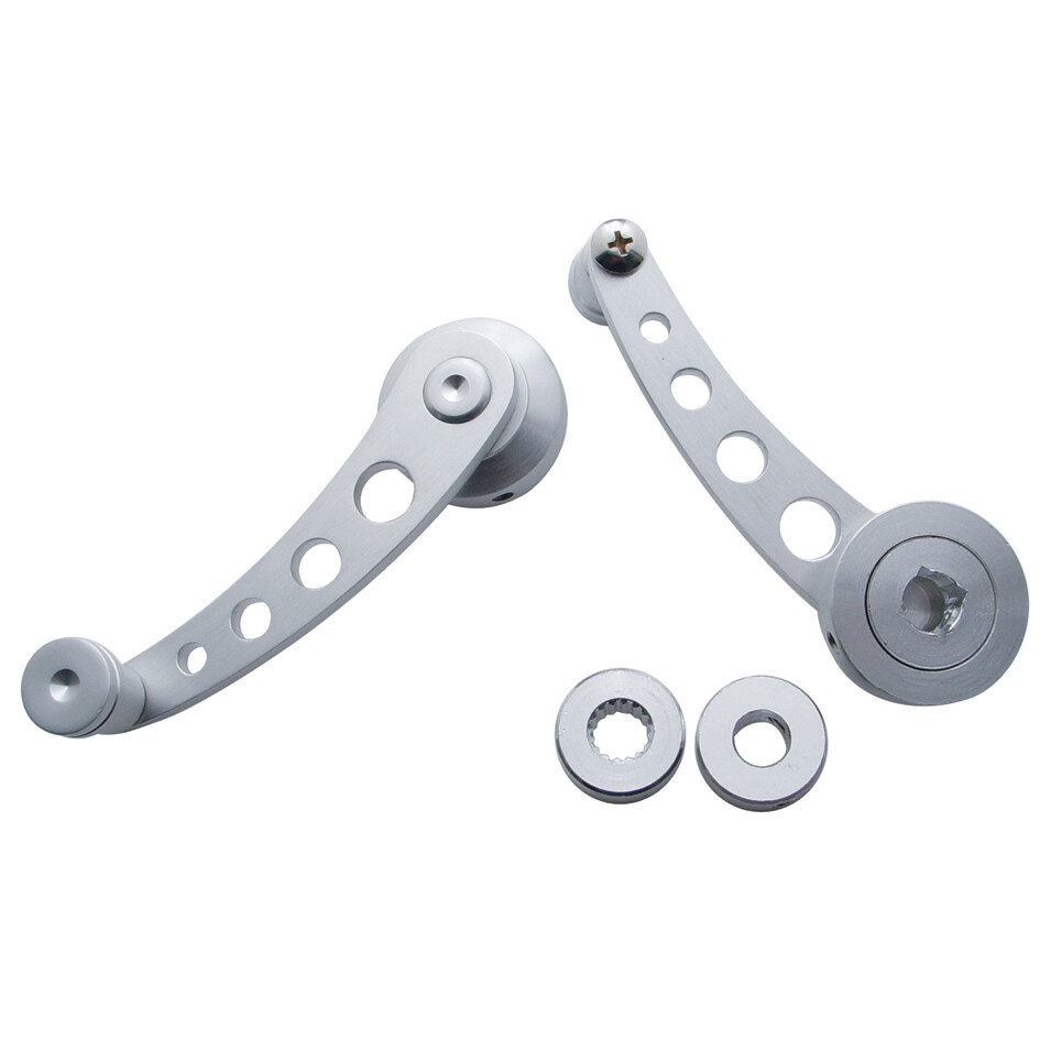 Billet Aluminum Window Crank Handle Kit (2 Pack)