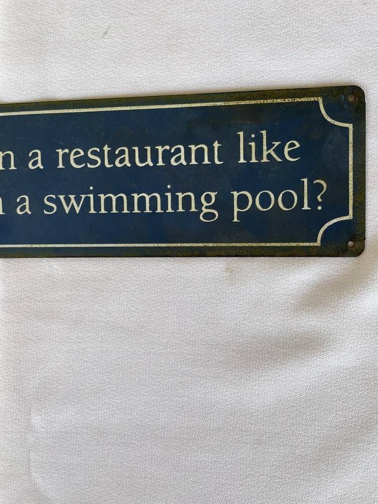 1970s smoking section sign