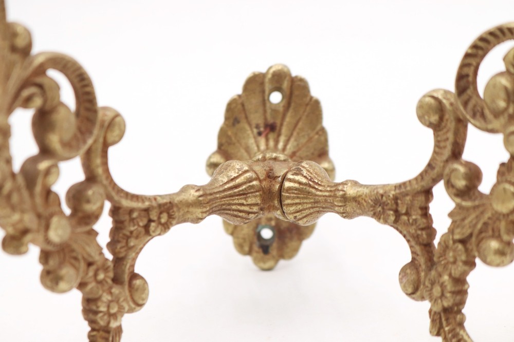 Antique Victorian Polished Brass Hall Tree Hook