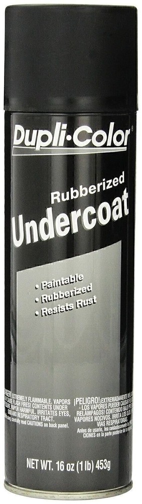 Dupli-Color EUC101A00 Paintable Rubberized Undercoat 16 oz. Black