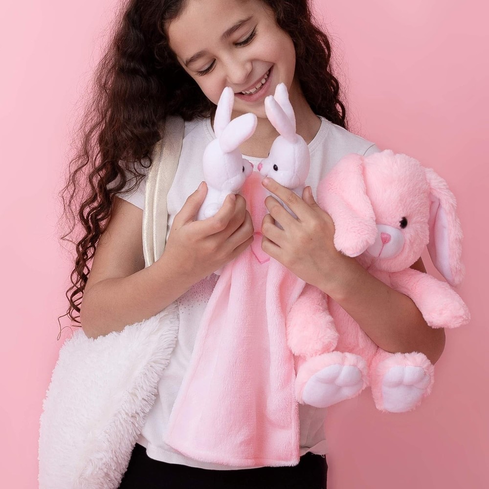 Large Bunny Toy Set for Imaginative Play
