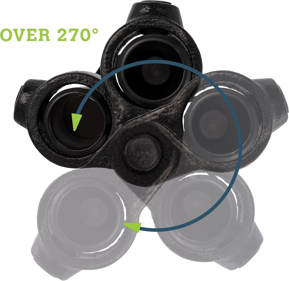 SteelTek 3/4" Structural Black Gate Eye 962237 Fast Same Day Ship!