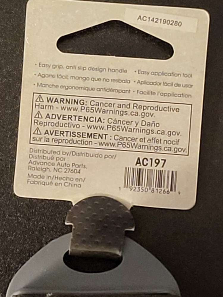 Autocraft Tire Wipe AC197