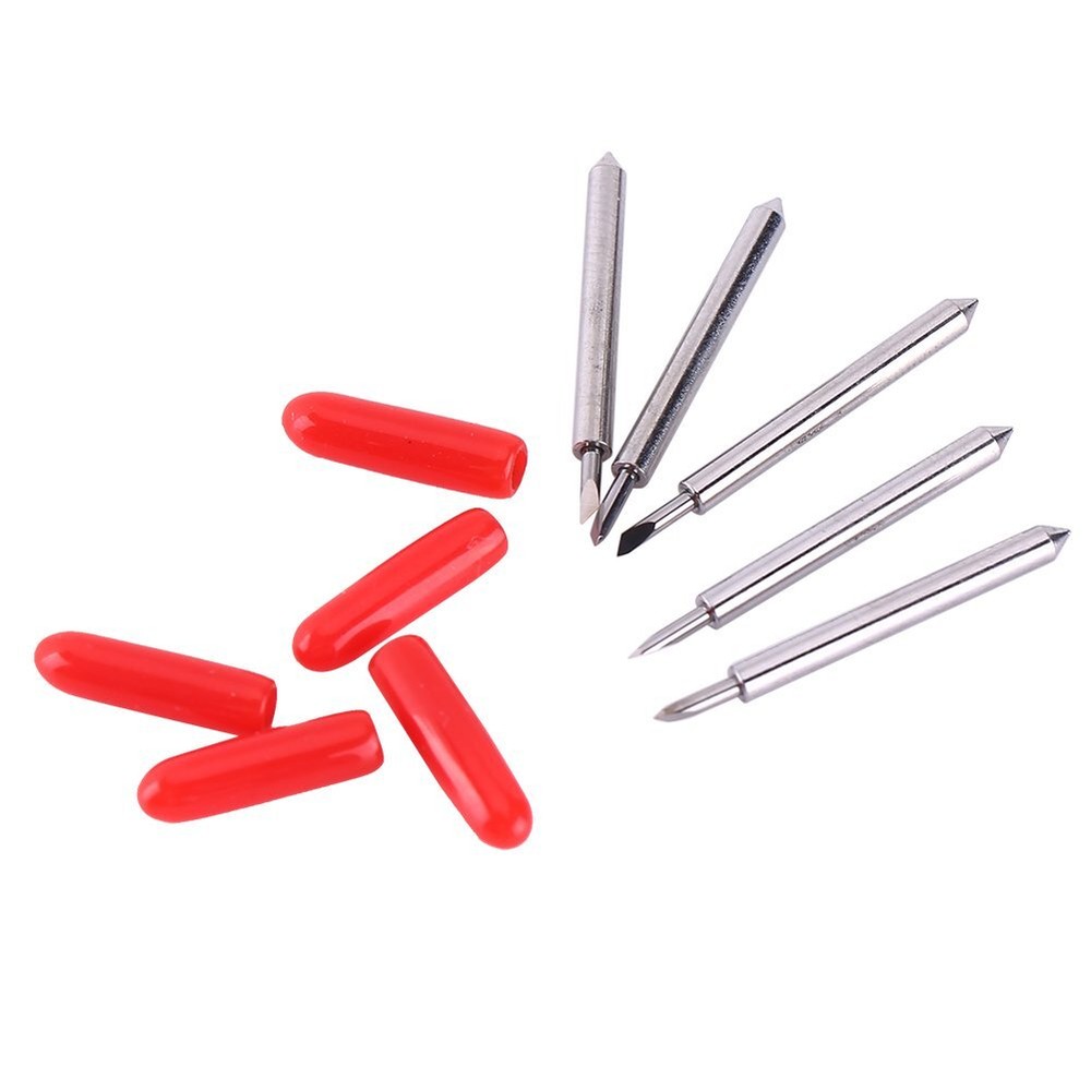 15 Tungsten Plotter Cutter Blades – 30°45°60° with Holder