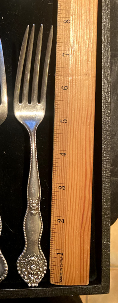 ADOLPHUS STERLING FLATWARE TRUE DINNER FORK BY MOUNT VERNON 7 3/4" NO MONO'S ea.