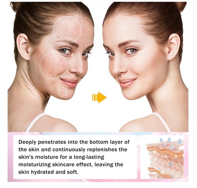 SADOER COLLAGEN SAKURA MOISTURIZING REVITALIZING 8 PIECE SET.