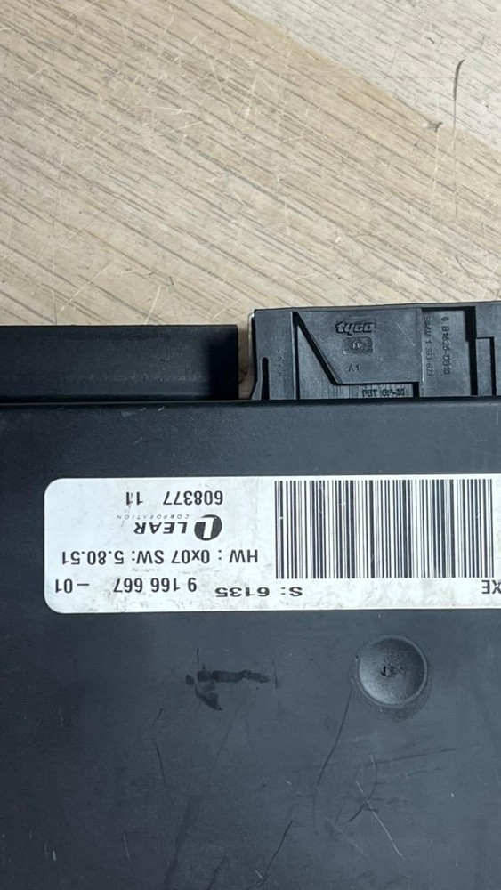 2008 BMW X5 Footwell Module 9166667