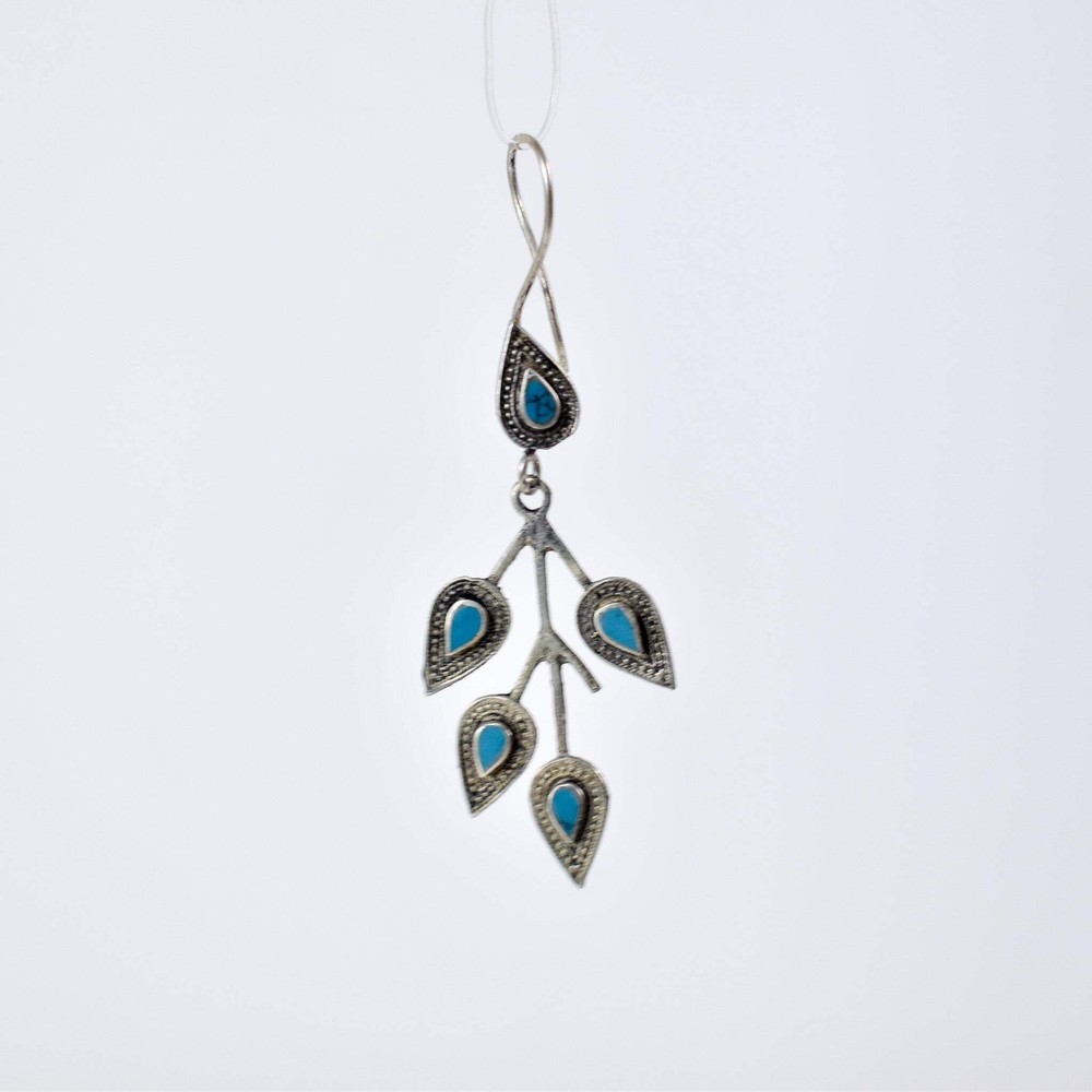 Silver Turquoise Earrings