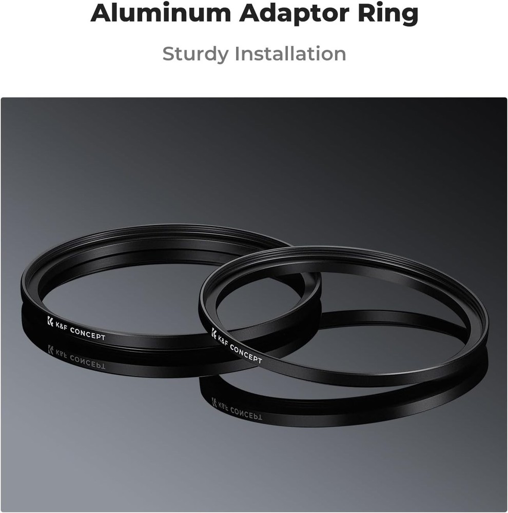 Lightweight Aluminum Step-Up Ring Adapter: Transform Your Lens Setup