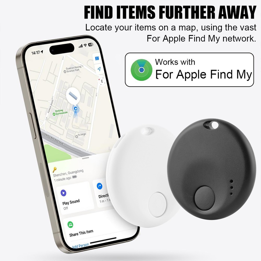 4PCS Bluetooth Air tag Tracker Finder Location for Apple Works with Apple Find