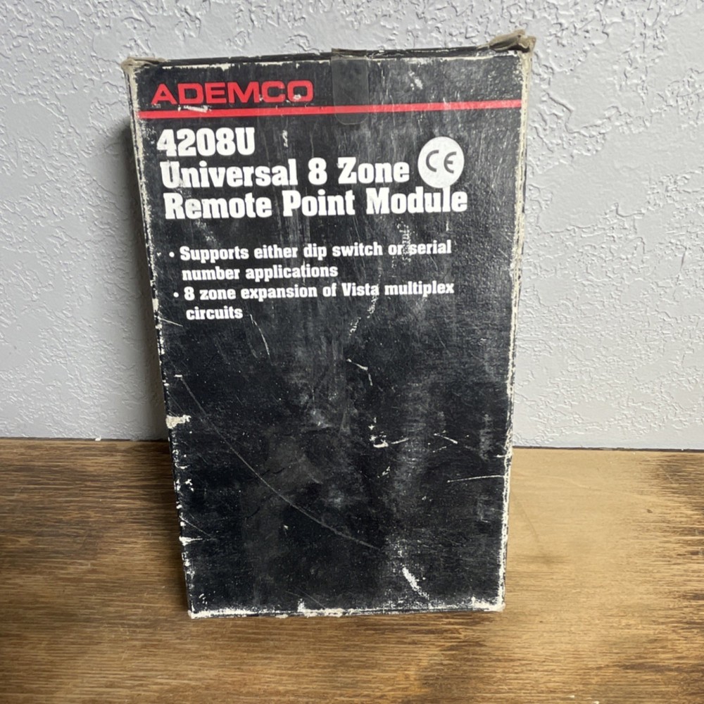 ADEMCO 4208U 8 Zone Remote Point Module, Dip Switch or Serial Number