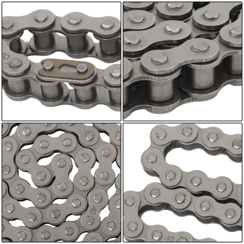 #40 Roller Chain + 2 Connecting Links x 5 feet