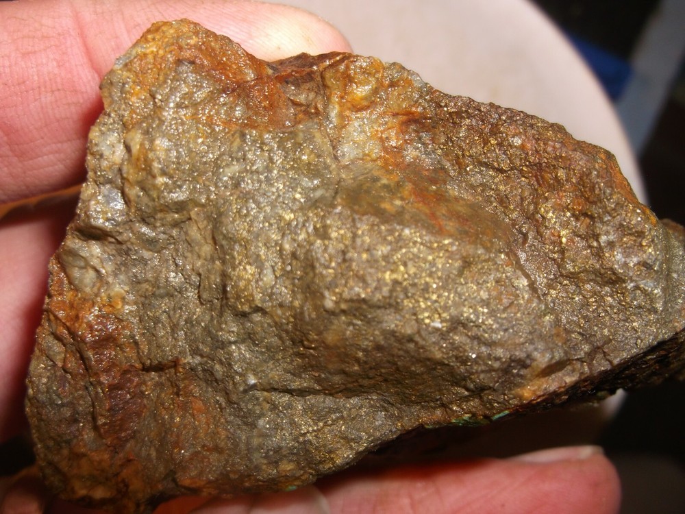 Gold, silver, copper, 212 grams samples ,ore high grade .